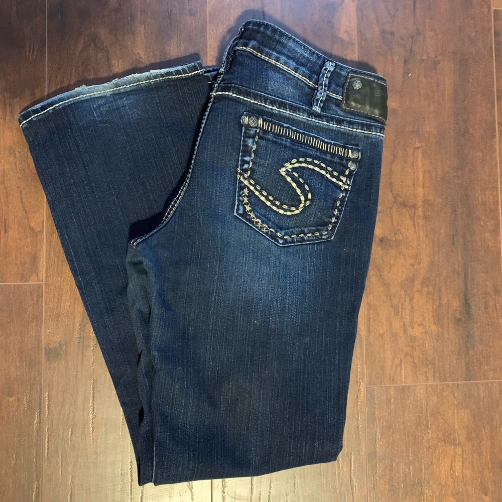 Silver Aiko bootcut jeans